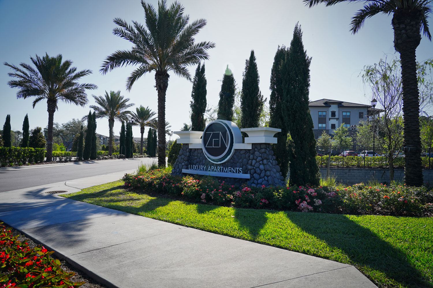 Zen Luxury Living signage, Orlando, FL