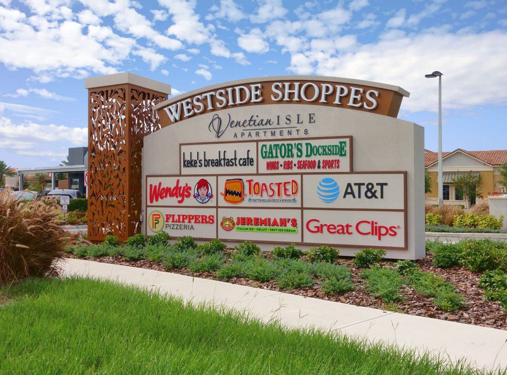 Westside Shoppes Sign